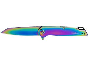 Misdirect Rainbow Plain Rainbow PVD Reverse Tanto KS1365RBW Knife 