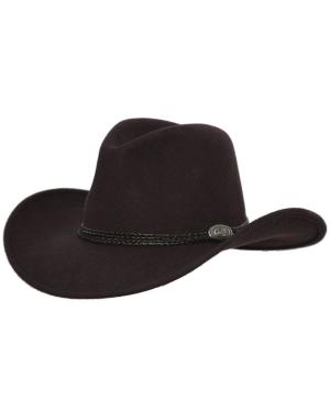 OUTBACK TRADING Shy Game Brown Western Hat 1307-BRN