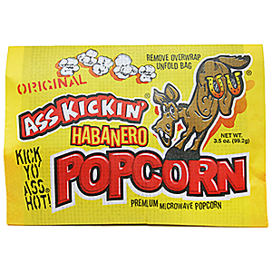 Ass Kickin' Microwave Popcorn - butter 089382118060