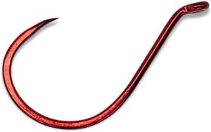 Gamakatsu Octopus Hook, Barbless, Needle Point, Offset Ringed Eye, Red, Size 2/0, 6 per Pack, 75312 089726051947
