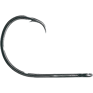 Gamakatsu 209416 Octopus Hook Size 6/0, Circle 4x Strong, Straight Eye, NS Black, Per 6