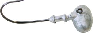 Gamakatsu Football 24 Jighead, 3/16 oz, 1/0 Hook, Nickel Silver Black, 5/Pack, 502411-3/16 089726084105