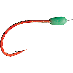 Gamakatsu 228309-08 EWG Walleye Snell Hook Size 2, Red, Per 3