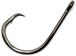 Gamakatsu Octopus Circle Hook, Needle Point, Ringed Eye, NS Black, Size 6/0, 6 per Pack, 265416