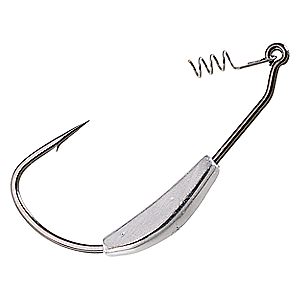 Gamakatsu 296414-1/16 Worm Hook Size 4/0, Superline, Weighted, Spring Lock, 1/16 oz, NS Nlack, Per 4