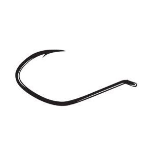 Gamakatsu 225418 Big River Bait Hook Size 8/0, NS Black, Per 5