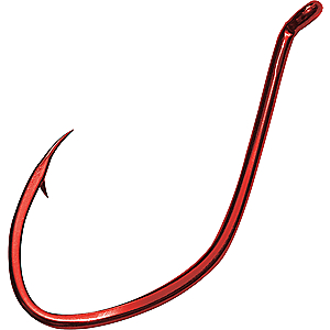 Gamakatsu 225419 Big River Bait Hook Size 9/0, NS Black, Per 4