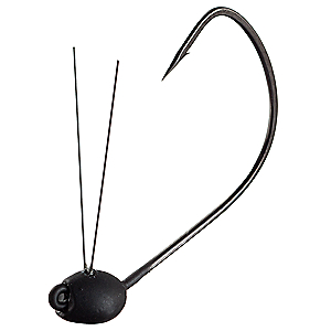 Gamakatsu 312411-GP-3/16 Jig Head Wacky Hook Size 1/0, 3/16 oz, Green Pumpkin, Per 3 312411-GP-3/16