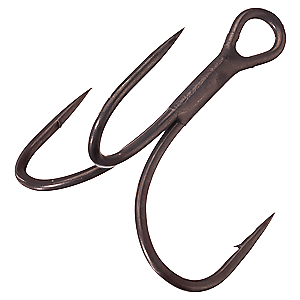 Gamakatsu 339208 G-Finesse Treble Hook Size 4, NS Black, Per 6