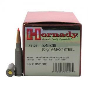 Hornady 8124 5.45X39 60 VMAX Steel 50rds 8124