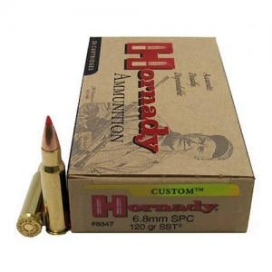 Hornady Custom 120 Grain SST Brass 6.8 SPC 20Rds 8347