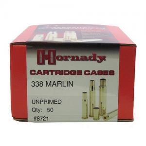 Hornady 8721 UNP Cases 338 Marlin 50