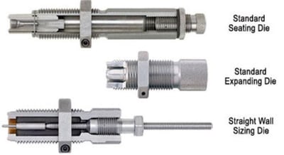 Hornady 3 Die Set, .38 S&W, .357 Diameter 546521