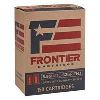 Hornady, Frontier Cartridge, .223 (5.56x45mm), FMJ, 62 Grain, 150 Rounds 090255711523
