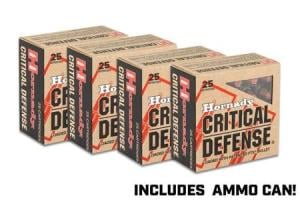 Hornady HORNADY CRITICAL DEFENSE 115GR FTX 100RD AMMO CAN 9MM