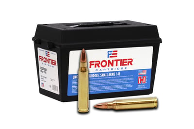 Hornady Frontier 223 Remington Ammunition 55 Grain Full Metal Jacket Rifle Ammo - 200 Round Ammo Can FR501