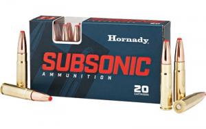 Hornady Subsonic 190 Grain Sub-X Brass .300 AAC Blackout / 7.62 X 35 20Rds 80877