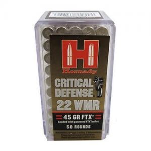 Hornady .22WMR 45 gr FTX Critical Defense 50rd 83200