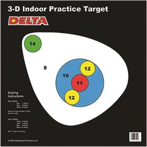Delta McKenzie ASA DAIR Target Right Facing, 25 pk., Multi-colored, 70476