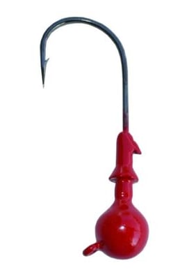 Blue Water Candy X-Eyed Ball Jig Head, 3/8 oz, Red, 4/Pack, 24205 091533242050