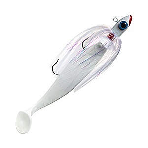 BIG ROCK SPORTS LLC Blue Water Candy Spire Jig with Shad - Chartreuse 091533604797
