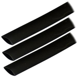 Ancor Adhesive Lined Heat Shrink Tubing ALT - 3/4 x 3 - 3-Pack - Black, 306103