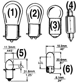 Ancor 520093 Marine Grade Electrical Light Bulb (Single Contact Bayonet Base, 12-Volt, 13.3-Watt, 1.04-Amp, Clear, 2-Pack) 091887804126