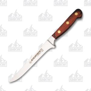 Dexter Russel Connoisseur 6" Forged Flexible Boning Knife Rosewood Handles 092187012228