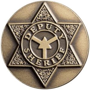 ASP Sheriff Logo Cap, Brass 54106