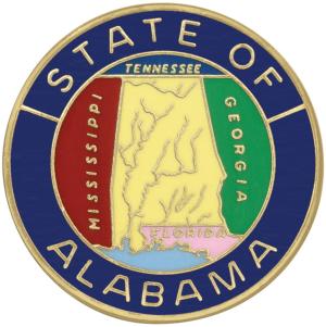 ASP State Seal Logo Cap, Brass - Alabama 54140
