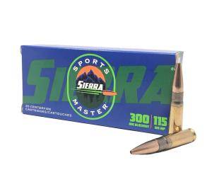 SIERRA SPORTS MASTER 300 BLACKOUT 115G HP 20RD BX 200RD CASE 