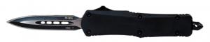 Templar Knife SBR131 Black Rubber Small 2.25 Dagger Plain Black 440C Stainless SBR131