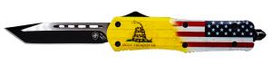Templar Knife LARGE DONT TREAD ON ME TANTO440C BLK LDTOM231