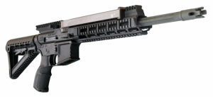 PW Arms AR57 LEM Gen 2 Semi-automatic Rifle, 5.7x28mm, 16" Barrel, Black Finish, 50Rd, Carbine Buffer, Flash Hider, 2-50Rd Magazines, MLOK Rail AR57LEM-CAR 094922395665