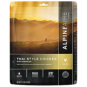 Alpine Aire Foods 60424 Thai Style Chicken with Noodles 096152604241
