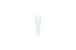 ARIZONA ARCHERY IP6 Nock - White (Pack of 12) 096881007320