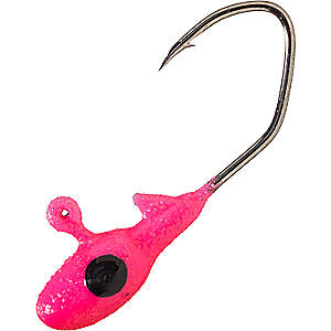 Crappie Pro Overbite Sickle Mo' Glo Jighead - Chartreuse 148OBS43-10