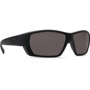 Costa Tuna Alley Blackout Frame Sunglasses w/ Gray 580P Lenses TA-01-OGP TA-01-OGP