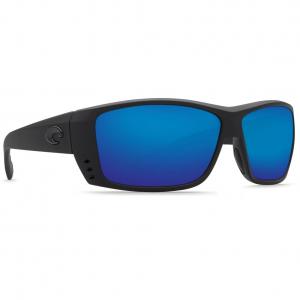 Costa Cat Cay Blackout Frame Sunglasses w/Blue Mirror 580P Lenses 06S9024-90240561 097963532662