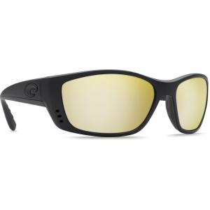 Costa Fisch Blackout Frame Sunglasses w/Sunrise Silver Mirror 580G Lenses 06S9054-90541364