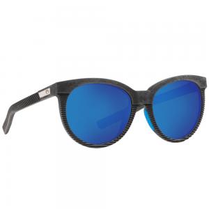 Costa Untangled Victoria Net Gray w/Blue Rubber Sunglasses w/Blue Mirror 580G Lenses 06S9031-90310156 06S9031-90310156