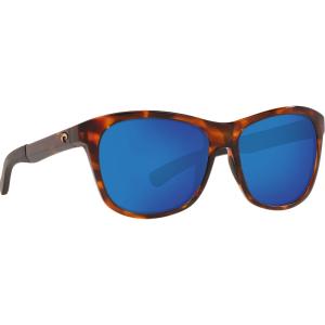Costa Vela 580P Polarized Mirrored Sunglasses Brown/Light Blue - Case Sunglasses at Academy Sports VLA 10 OBMP