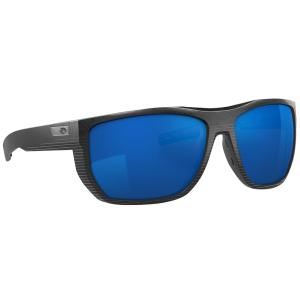 Costa Del Mar Santiago 580G Mirror Glass Polarized Sunglasses - Net Black/Blue Mirror - Standard 60595357