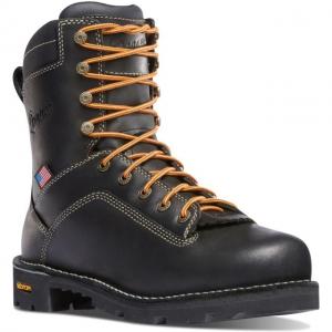 Danner Quarry USA 8in Alloy Toe Boots, Black, 10D, 17311-10D