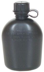 Fox Outdoor 1 Qt. Canteen 3pc, Black 099598331115 099598331115