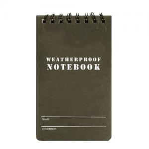 Fox Outdoor 3 X 5 Military Style Weatherproof Notebook - Coyote, 39-038