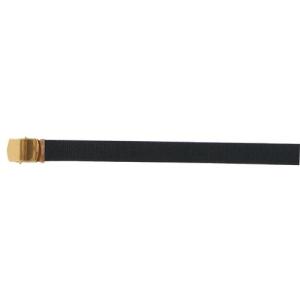 Fox Outdoor Web Belt Roller - Brass Plated, Black, 66in, 46-11