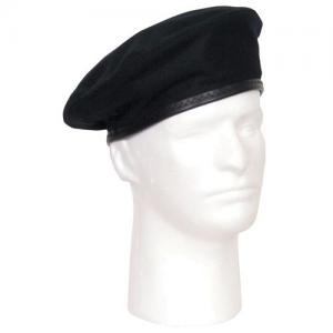 Fox Outdoor Gi Style Military Beret - Black 7 1/4, 71-515 07 1/4