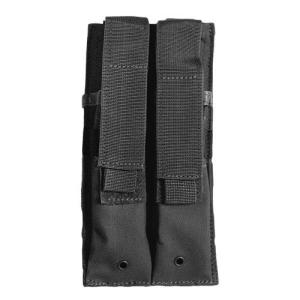 Fox Outdoor Dual MP 5 Mag Pouch, Black, 57-6521