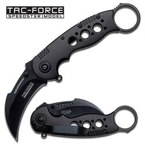 Tac Force TF-534BK Tactical Assisted Opening Folding Knife 5-Inch Closed TF-534BK
